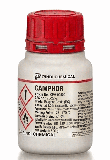 Camphor in Pakistan