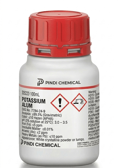 Potassium alum in Pakistan
