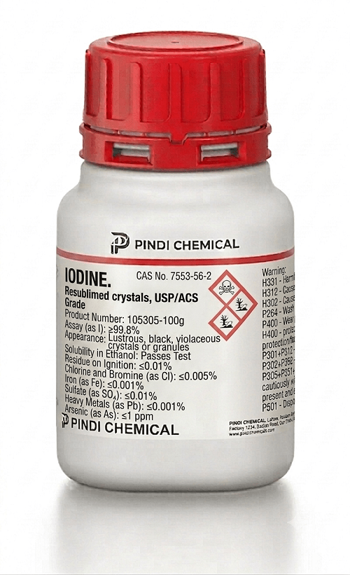 Iodine chemical in Pakistan